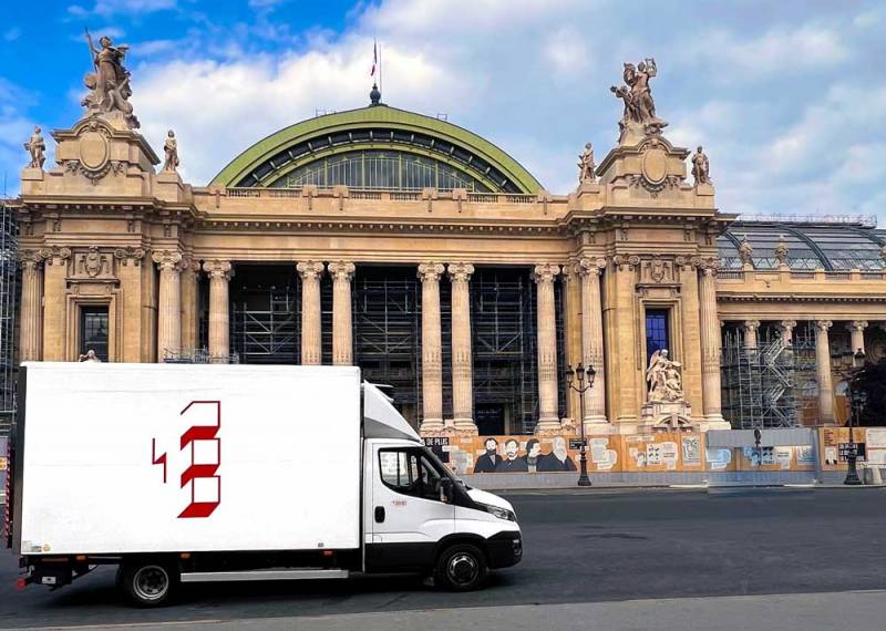 Transport d'oeuvres d'Art au Grand Palais à Paris