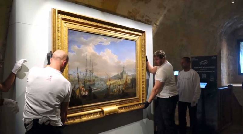 Déménagement d'un tableau de Paris à Brest